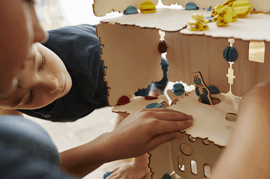 Jeu de Construction Médiéval "Le Donjon" Ecoresponsable – Image 2