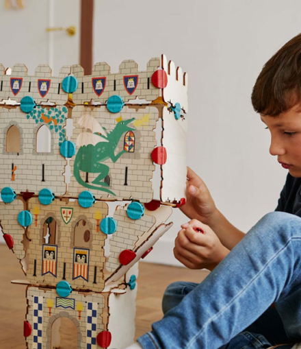 Jeu de Construction Médiéval "Le Donjon" Ecoresponsable