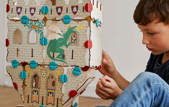 Jeu de Construction Médiéval "Le Donjon" Ecoresponsable
