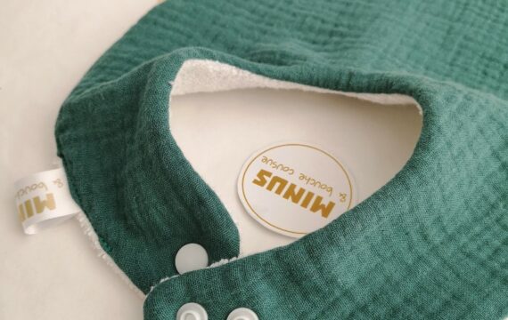 Bavoir bandana Bébé  - mix double gaze – Image 16