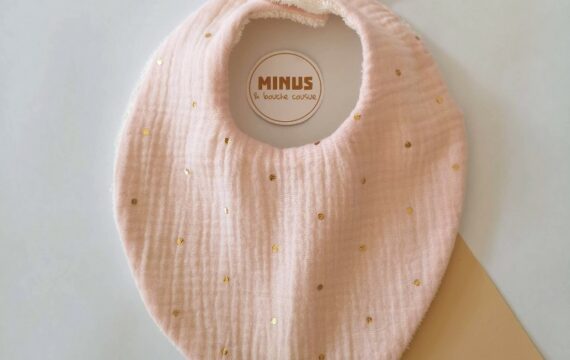 Bavoir bandana Bébé  - mix double gaze – Image 20