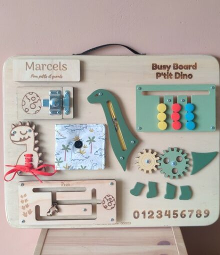 Busy Board "Dinosaures" Made in France