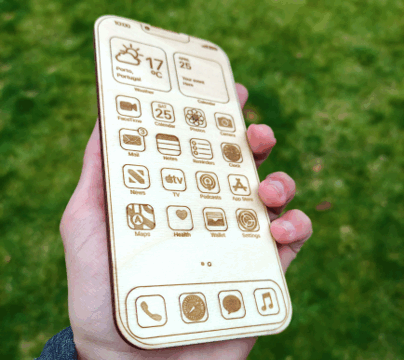 Iphone en Bois pour les enfants – Image 2