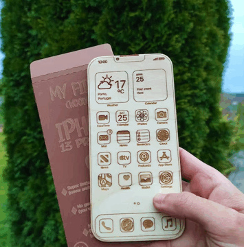 Iphone en Bois pour les enfants